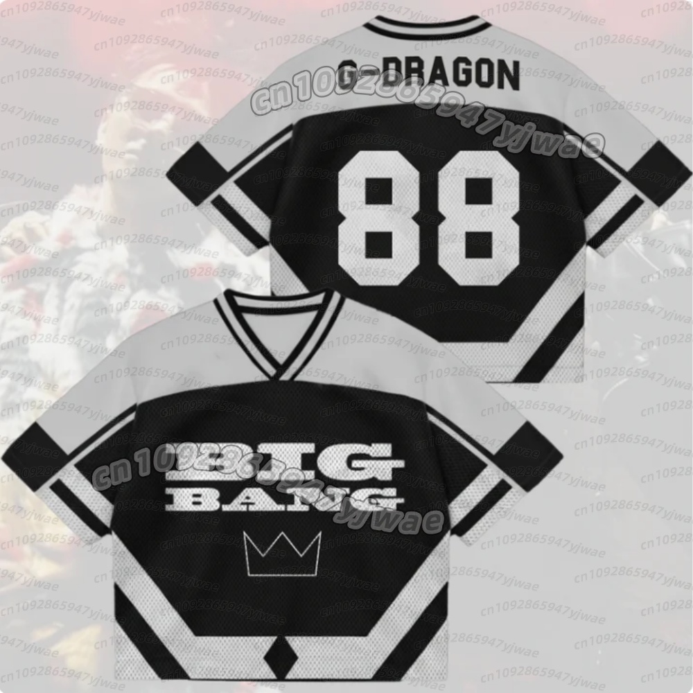 Trend Women Fashion - เสื้อยืดตาข่ายผสมสำหรับผู้ชายและผู้หญิง คอลเลคชั่นซัมเมอร์ BigBang 2026 World Tour