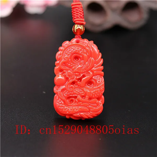 Trend Women Fashion - สีแดงธรรมชาติหยกหยกหินสร้อยคอจี้มังกรจีนJadeiteเครื่องประดับCharmแกะสลักAmuletของขวัญแฟชั่นสำหรับชายหญิง