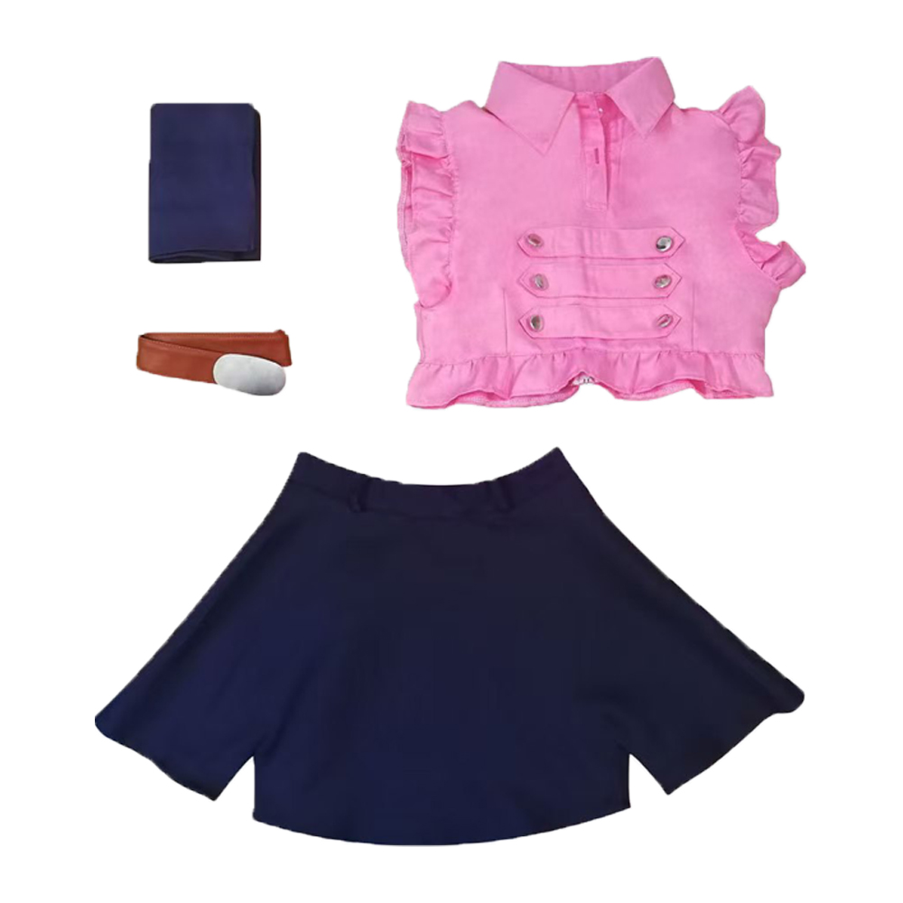 Women'S Fashion Kilt - เอลิซาเบธ ไลออนส์คอสเพลย์เครื่องแต่งกายผู้หญิงแฟนตาซีเสื้อกระโปรงเข็มขัดผูกเสื้อผ้าชุดเล่นบทบาทหญิงฮาโลวีนปาร์ตี้คาร์นิวัลชุด