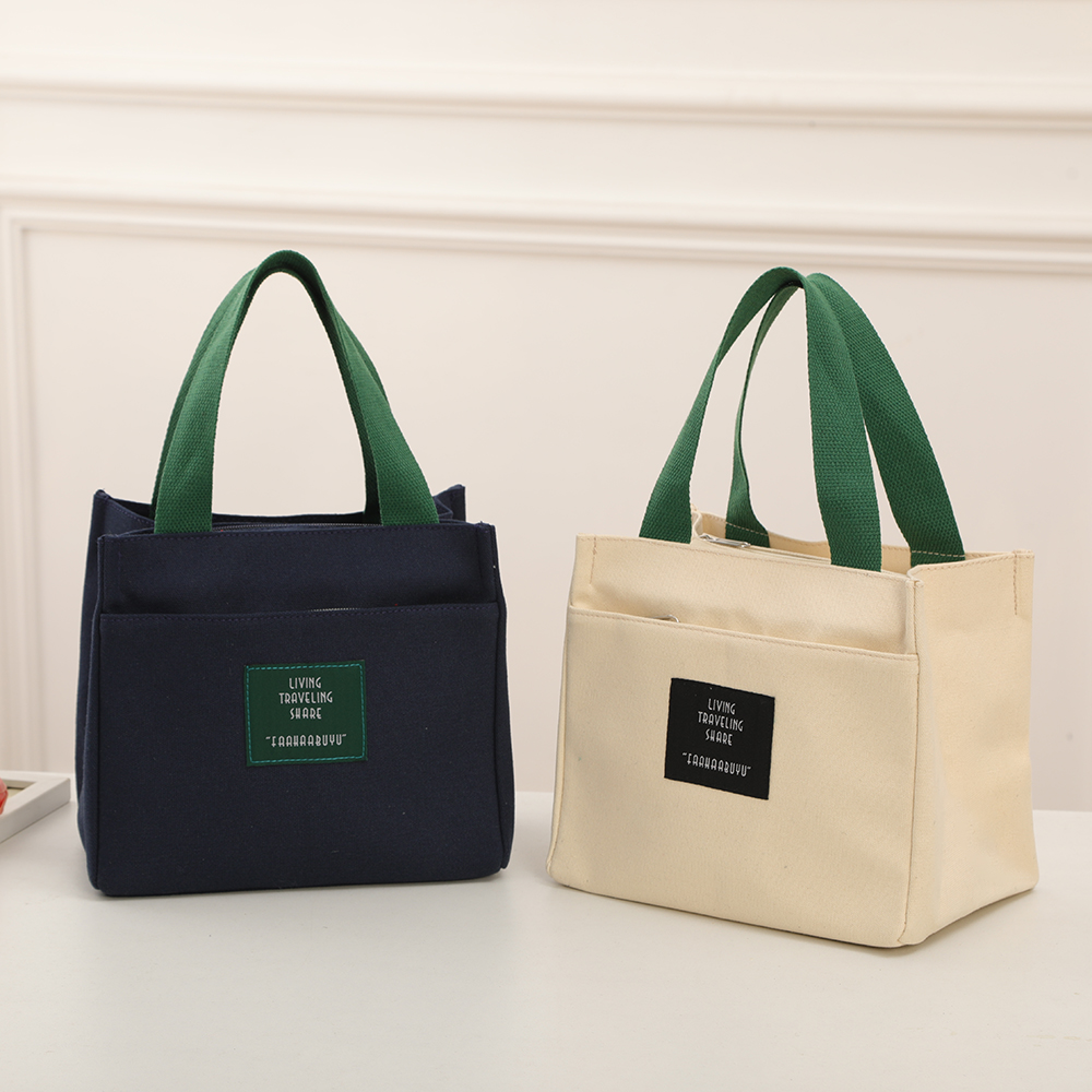 กระเป๋าผ้าแคนวาส - กระเป๋าถือส - Canvas Tote Bag บทวิจารณ์และราคา