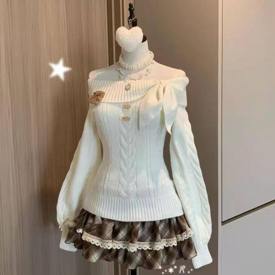 ชุดเซ็ต 2 ชิ้นสไตล์ญี่ปุ่นน่าร - Women'S Fashion Kilt บทวิจารณ์และราคา
