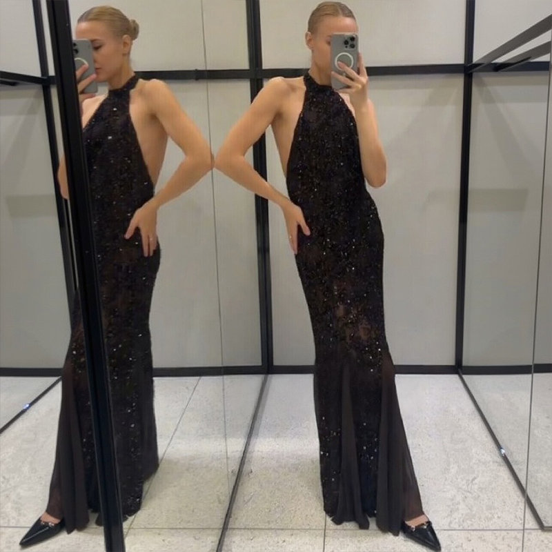 ชุดเดรสยาวประดับเลื่อมวิบวับ ด - Women Fashion Gown บทวิจารณ์และราคา