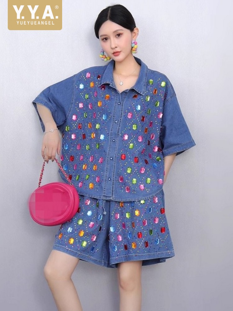 ชุดเซ็ตสองชิ้นแฟชั่นสำหรับผู้ห - Women'S Fashion Denim Jacket บทวิจารณ์และราคา