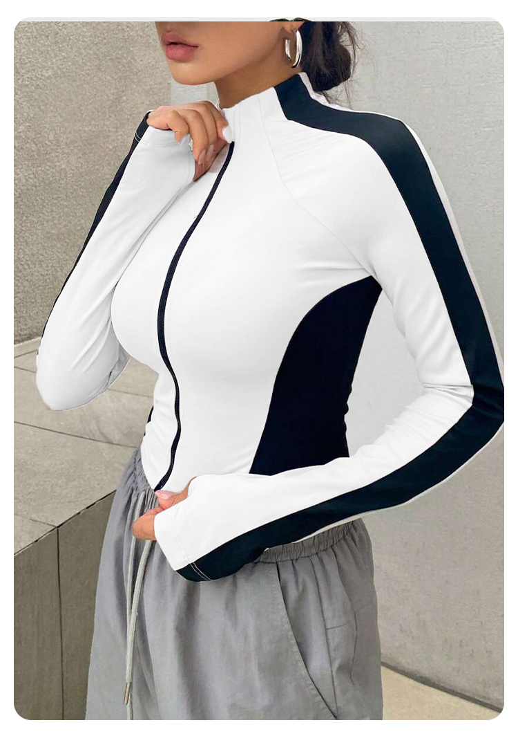 เสื้อโยคะคอตั้ง แจ็คเก็ตสำหรับ - Trend Women Fashion บทวิจารณ์และราคา