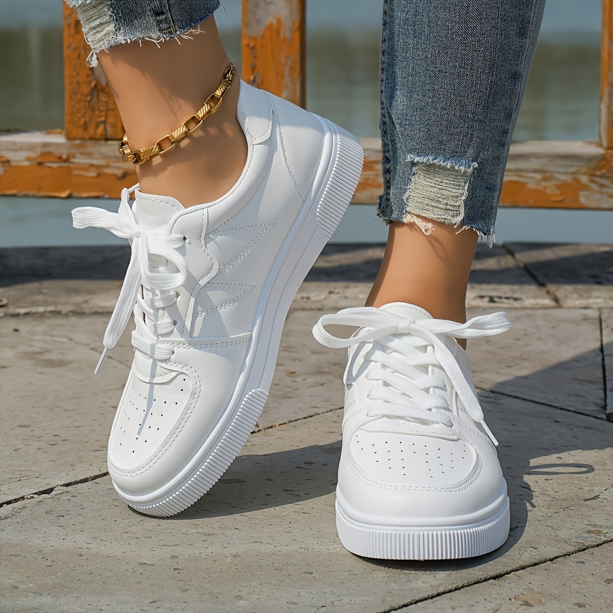 รองเท้าผ้าใบผู้หญิง รองเท้าวิ่ - Sneakers Fashion Women บทวิจารณ์และราคา