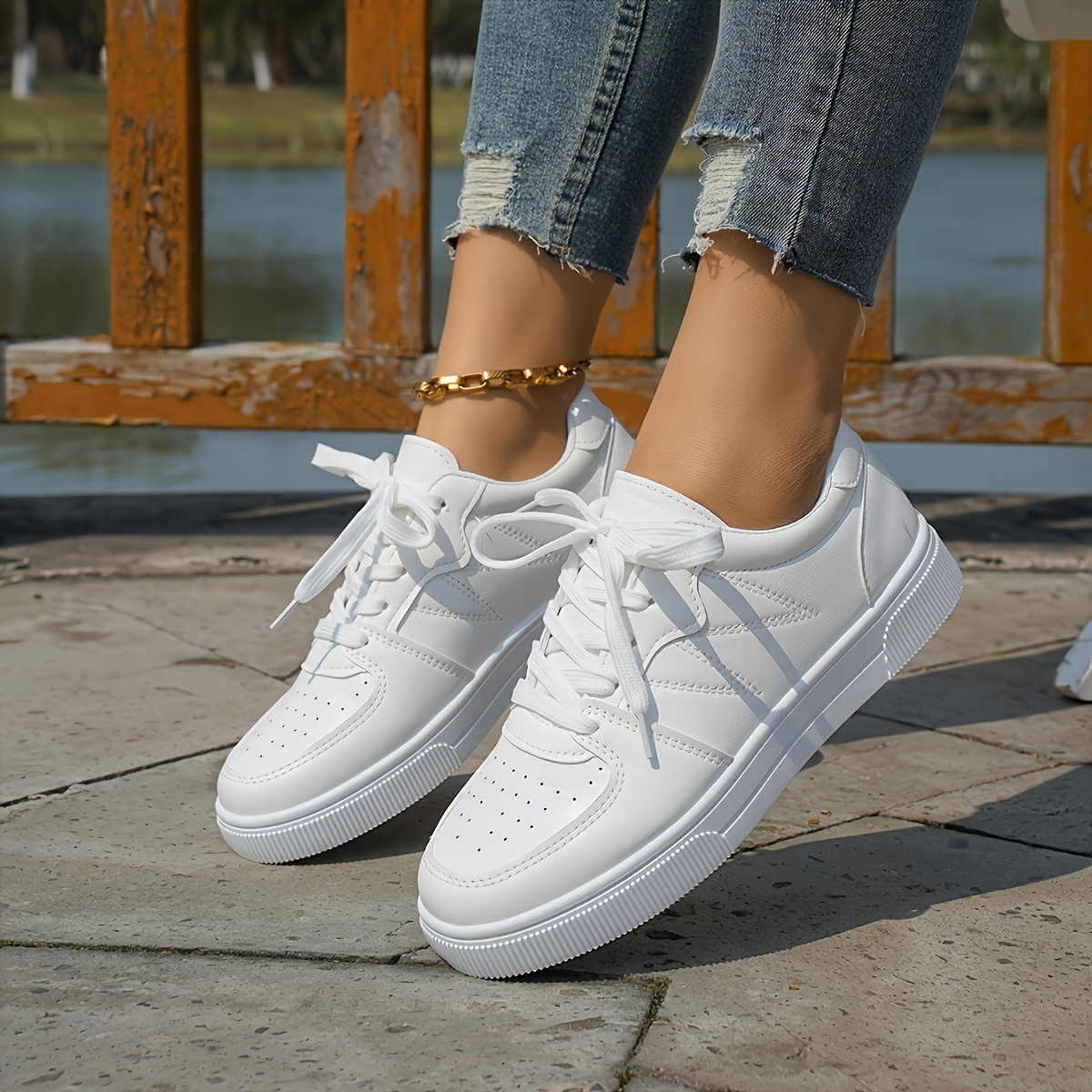 รองเท้าผ้าใบผู้หญิง รองเท้าวิ่ - Sneakers Fashion Women บทวิจารณ์และราคา