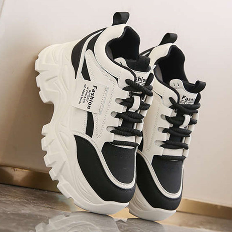 รองเท้าผ้าใบแฟชั่นใหม่ เพิ่มคว - Sneakers Fashion Women บทวิจารณ์และราคา
