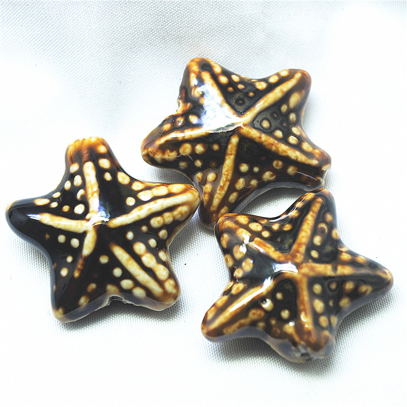 6PCS ปลาดาวจับคู่หลวมลูกปัดวัส - Women'S Fashion Market Size บทวิจารณ์และราคา