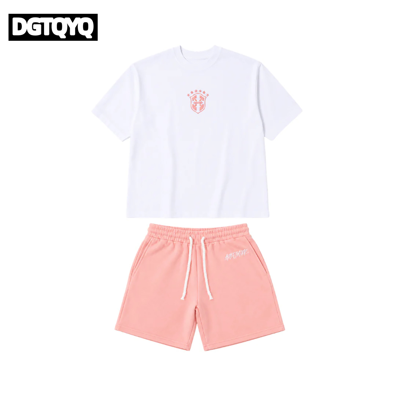 ชุดเซ็ตเสื้อยืดคอกลมพิมพ์ลายกั - Trend Women Fashion บทวิจารณ์และราคา