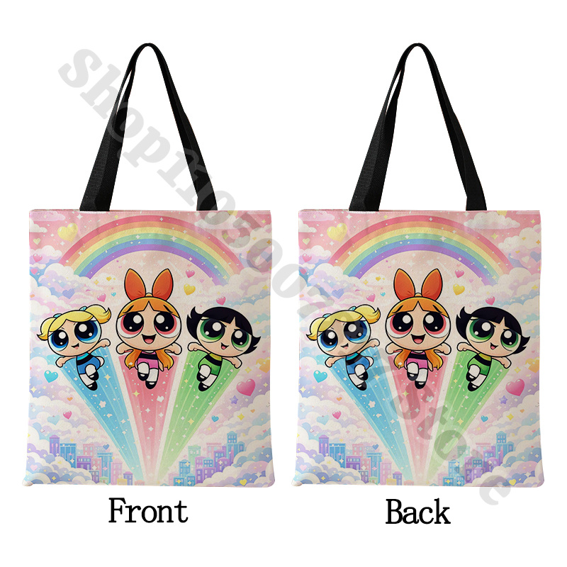 กระเป๋าผ้าแคนวาสลายการ์ตูน Pow - Canvas Tote Bag บทวิจารณ์และราคา