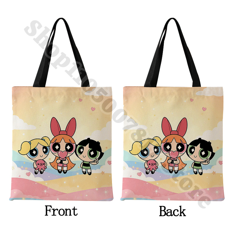 กระเป๋าผ้าแคนวาสลายการ์ตูน Pow - Canvas Tote Bag บทวิจารณ์และราคา