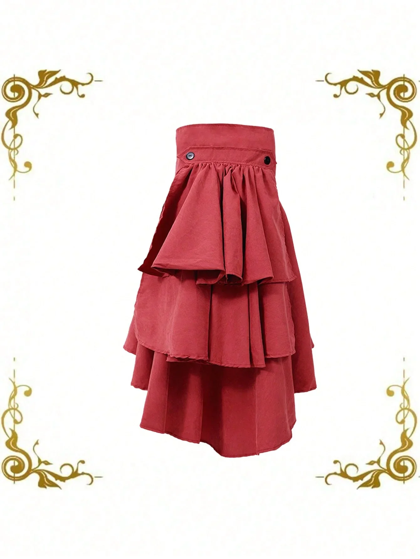 กระโปรงโอเวอร์สเกิร์ตแบบถอดได้ - Women'S Fashion Kilt บทวิจารณ์และราคา