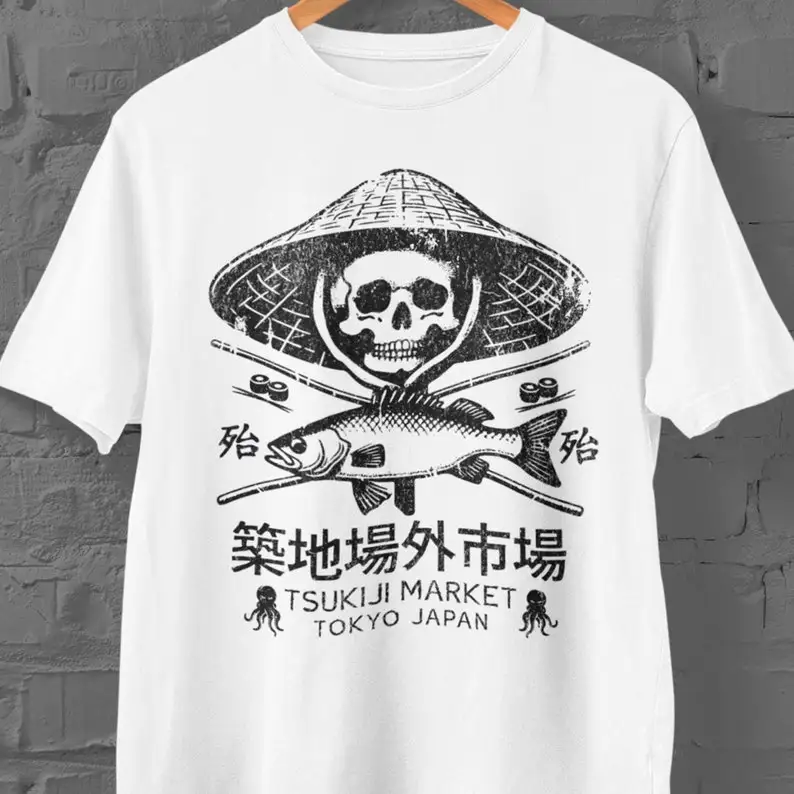 TakTsukijiตลาดปลาเสื้อยืดTunaเ - Women'S Fashion Market Size บทวิจารณ์และราคา