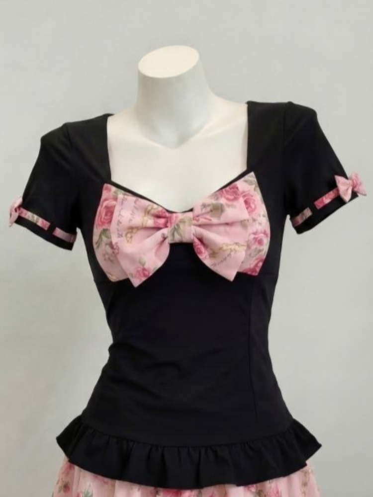 ชุดเซ็ตสองชิ้นลายดอกไม้หวานๆ ส - Women'S Fashion Kilt บทวิจารณ์และราคา