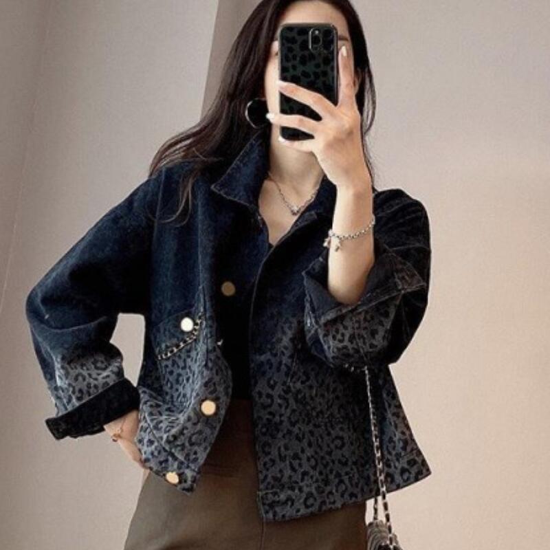 เสื้อแจ็คเก็ตคาวบอยสไตล์เรโทรแ - Women'S Fashion Denim Jacket บทวิจารณ์และราคา