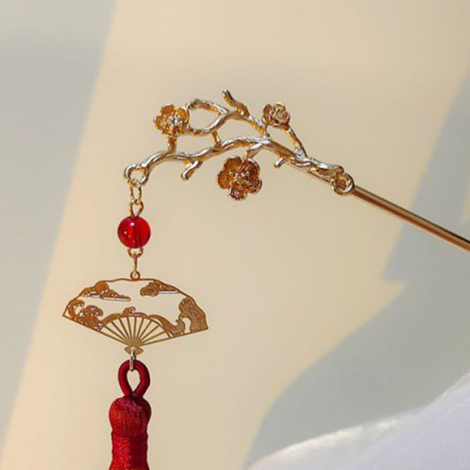 Retro ดอกไม้พู่ Hairpin สําหรั - Women Fashion Hub บทวิจารณ์และราคา
