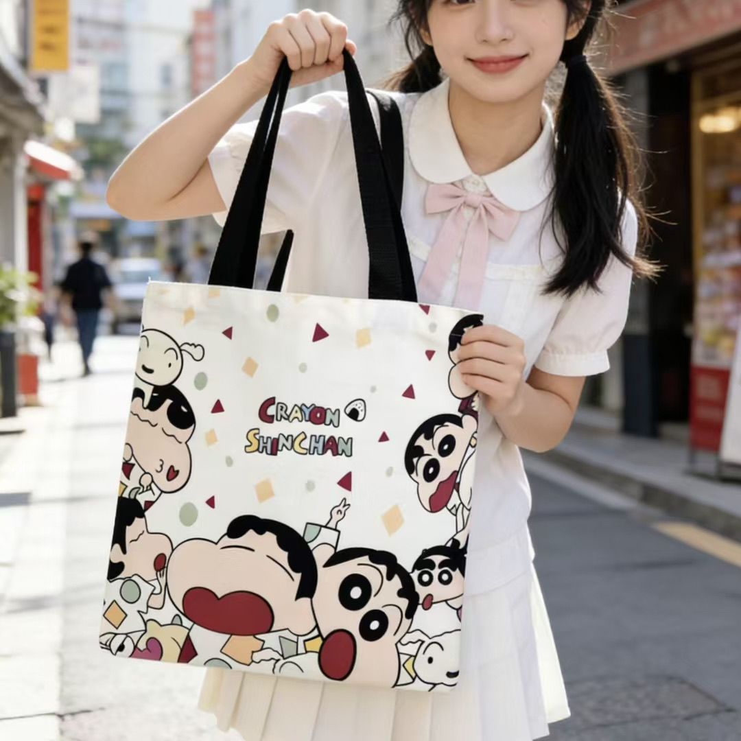 กระเป๋าผ้าแคนวาสลายชินจัง ปี 2 - Canvas Tote Bag บทวิจารณ์และราคา