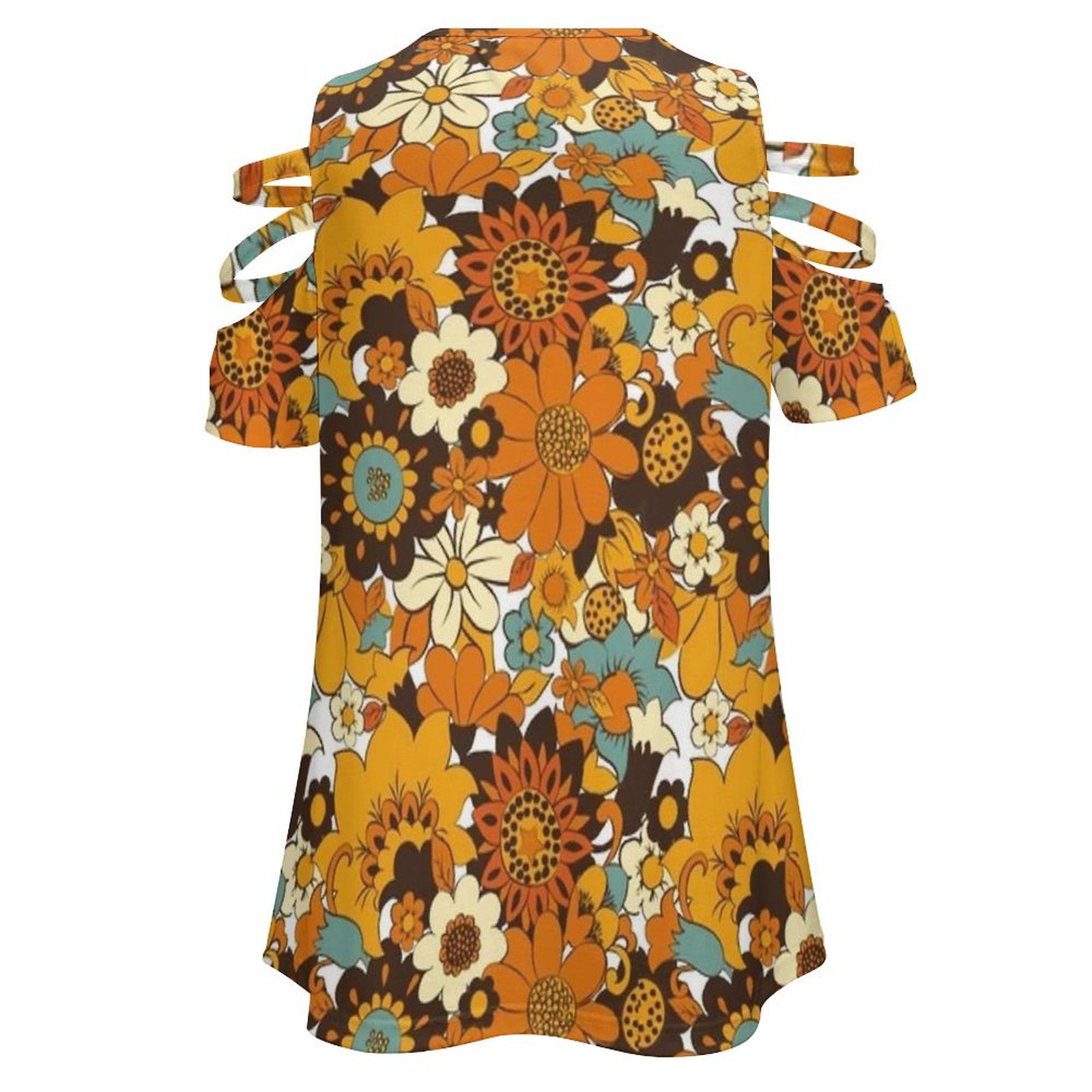 70S 60S Retro ดอกไม้,ดอกไม้รูป - Women'S Fashion In The 60S บทวิจารณ์และราคา