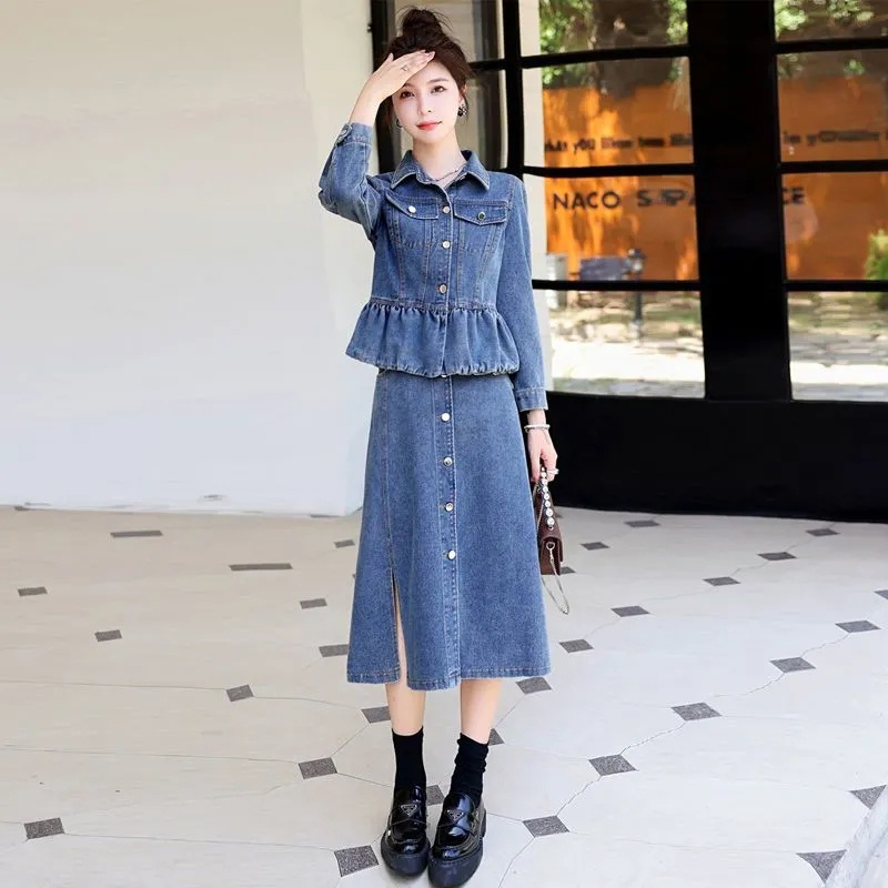 แจ็คเก็ตคาวบอยหญิง2024ใหม่ฤดูใ - Women'S Fashion Denim Jacket บทวิจารณ์และราคา