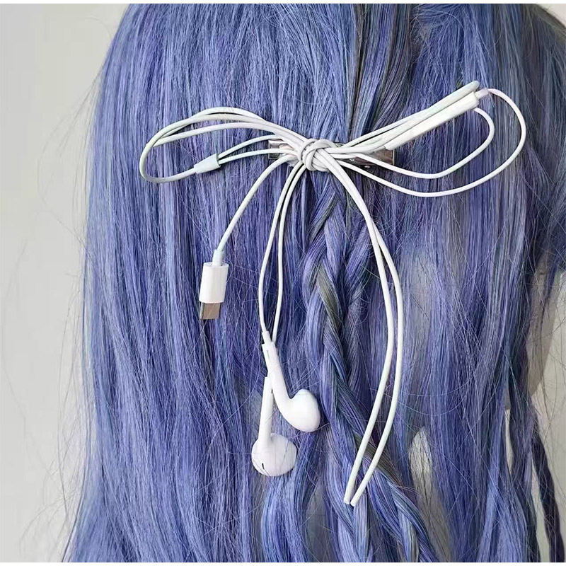 กิ๊บติดผมรูปโบว์สายหูฟัง สไตล์ - Women'S Y3K Fashion บทวิจารณ์และราคา