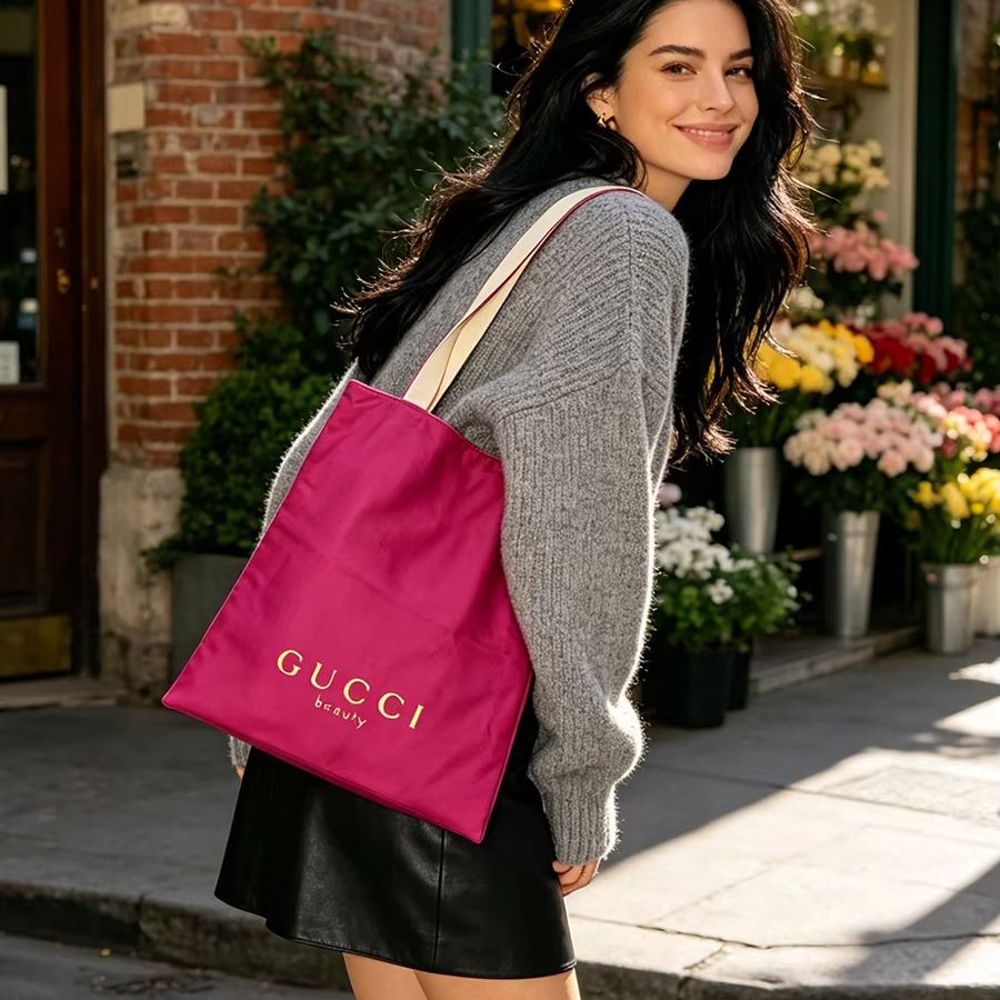 กระเป๋า GUCCI สำหรับผู้หญิง กร - Canvas Tote Bag บทวิจารณ์และราคา